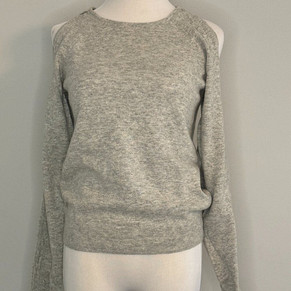 Elizabeth And Jaymes - Open Shoulder Sweater - Grey - XS